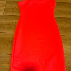 Windsor Red Strapless Bodycon Dress for Cocktail